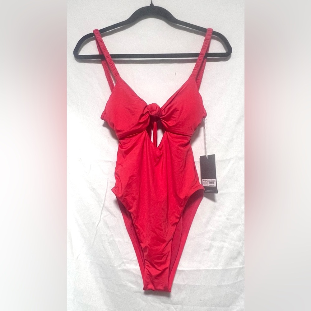 NWT Vitamin A One Piece Swimsuit - High Thigh Vacation Resort Summer Beach Swim - Picture 2 of 8